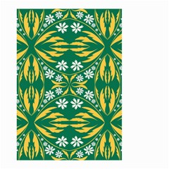 Folk Flowers Print Floral Pattern Ethnic Art Small Garden Flag (two Sides) by Eskimos