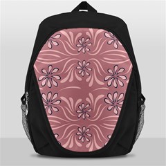 Folk Flowers Print Floral Pattern Ethnic Art Backpack Bag by Eskimos