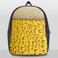 Beer Bubbles School Bag (large) by Wegoenart