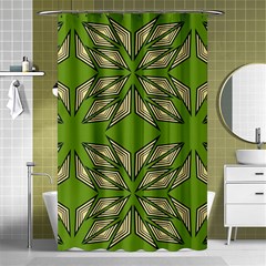 Abstract Pattern Geometric Backgrounds  Shower Curtain 48  X 72  (small)  by Eskimos