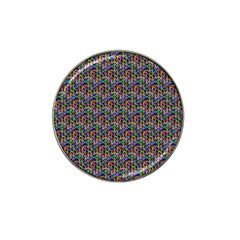 Seamless Prismatic Geometric Pattern With Background Hat Clip Ball Marker by Jancukart