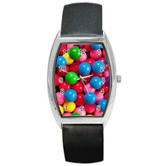 Bubble Gum Barrel Style Metal Watch by artworkshop