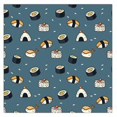 Sushi Pattern Square Satin Scarf (36  X 36 ) by Jancukart