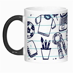 Hand-drawn-back-school-pattern Morph Mug by Jancukart