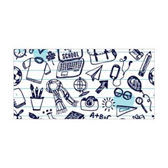 Hand-drawn-back-school-pattern Yoga Headband by Jancukart