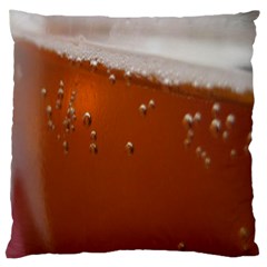 Bubble Beer Large Cushion Case (one Side) by artworkshop