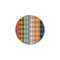 Grungy Vintage Patterns Golf Ball Marker (10 Pack) by artworkshop