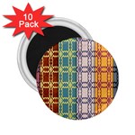 Grungy Vintage Patterns 2.25  Magnets (10 pack)  Front