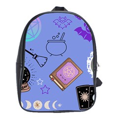 Pastel Goth Witch Blue School Bag (xl) by NerdySparkleGoth