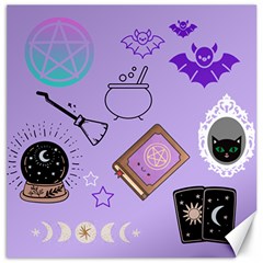 Pastel Goth Witch Purple Canvas 20  X 20  by NerdySparkleGoth