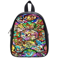 Character Disney Stained School Bag (small) by artworkshop