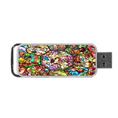 Character Disney Stained Portable Usb Flash (two Sides) by artworkshop