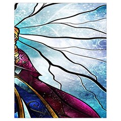 Anna Disney Frozen Stained Glass Drawstring Bag (small) by artworkshop