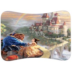 Beauty And The Beast Castle Velour Seat Head Rest Cushion by artworkshop