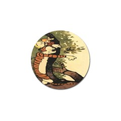 Calvin And Hobbes Golf Ball Marker (10 Pack) by artworkshop