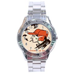 Catcher In The Rye Stainless Steel Analogue Watch by artworkshop