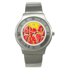 Watermelon Stainless Steel Watch by artworkshop