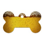 Beer-bubbles-jeremy-hudson Dog Tag Bone (Two Sides) Front