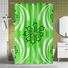 Folk Flowers Print Floral Pattern Ethnic Art Shower Curtain 48  X 72  (small)  by Eskimos