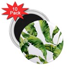 Sheets Tropical Plant Palm Summer Exotic 2.25  Magnets (10 pack)  Front