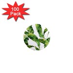 Sheets Tropical Plant Palm Summer Exotic 1  Mini Magnets (100 pack)  Front