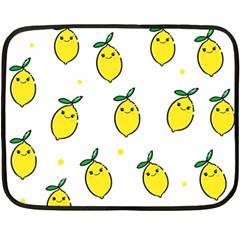 Pattern Lemon Texture Double Sided Fleece Blanket (mini)  by artworkshop