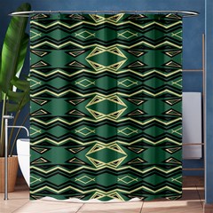 Abstract Pattern Geometric Backgrounds Shower Curtain 60  X 72  (medium)  by Eskimos