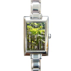 Bitter Melon Rectangle Italian Charm Watch by artworkshop