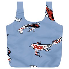 Fish Carp Koi Koi Full Print Recycle Bag (xl) by artworkshop