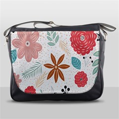 Nature Flora Messenger Bag by artworkshop