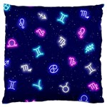 Zodiac Sign Large Flano Cushion Case (One Side) Front