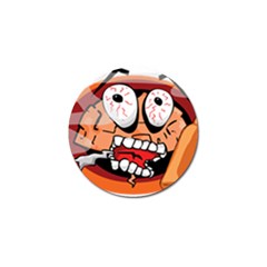 Brain Cartoon Animation Golf Ball Marker by Jancukart