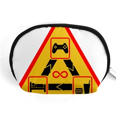 Gamer-geek-video-game-sign-fan Accessory Pouch (medium) by Jancukart