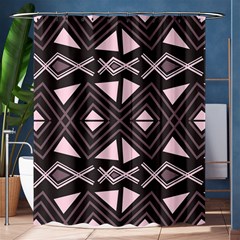 Abstract Pattern Geometric Backgrounds Shower Curtain 60  X 72  (medium)  by Eskimos