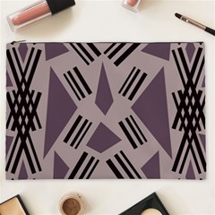 Abstract Pattern Geometric Backgrounds   Cosmetic Bag (xxl) by Eskimos