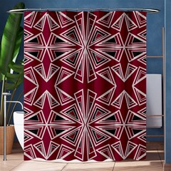 Abstract Pattern Geometric Backgrounds  Shower Curtain 60  X 72  (medium)  by Eskimos