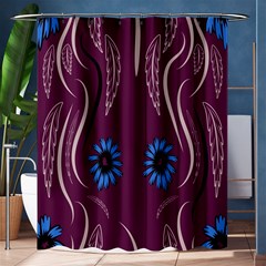 Folk Flowers Print Floral Pattern Ethnic Art Shower Curtain 60  X 72  (medium)  by Eskimos