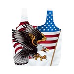 American-eagle- Clip-art Full Print Recycle Bag (M) Back