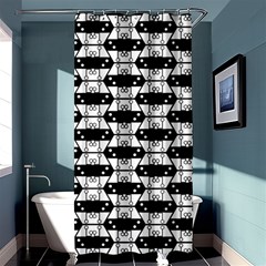 Hackers Town Void Mantis Hexagon Agender Rumpus Parable Pride Flag Shower Curtain 36  X 72  (stall)  by WetdryvacsLair