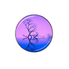 Nature-inspiration-trees-blue Hat Clip Ball Marker by Jancukart