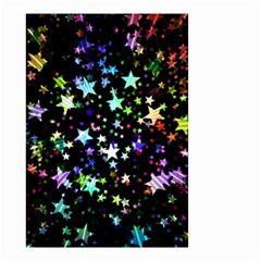 Christmas-star-gloss-lights-light Small Garden Flag (two Sides) by Jancukart