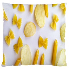 Pasta Large Cushion Case (one Side) by nate14shop