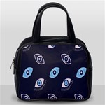 Eyes Evil Eye Blue Pattern Design Classic Handbag (Two Sides) Back