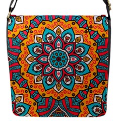 Mandala Spirit Flap Closure Messenger Bag (s) by zappwaits