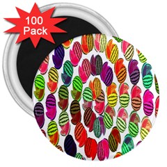 Watermelon 3  Magnets (100 Pack) by nateshop