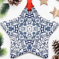 Blue-design Ornament (star) by nateshop