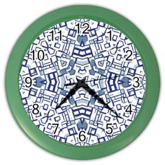 Blue-design Color Wall Clock by nateshop