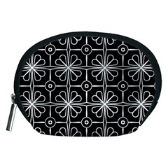 Seamless-pattern Black Accessory Pouch (medium) by nateshop