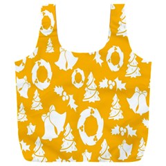 Card Christmas December Full Print Recycle Bag (xxl) by artworkshop