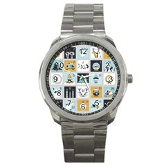 Advent Calendar Sport Metal Watch by Sapixe